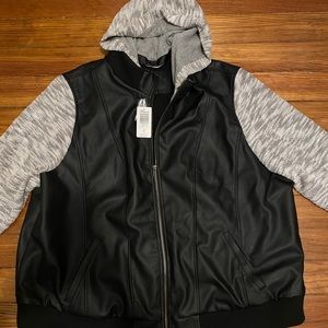 Torrid vegan leather jacket.